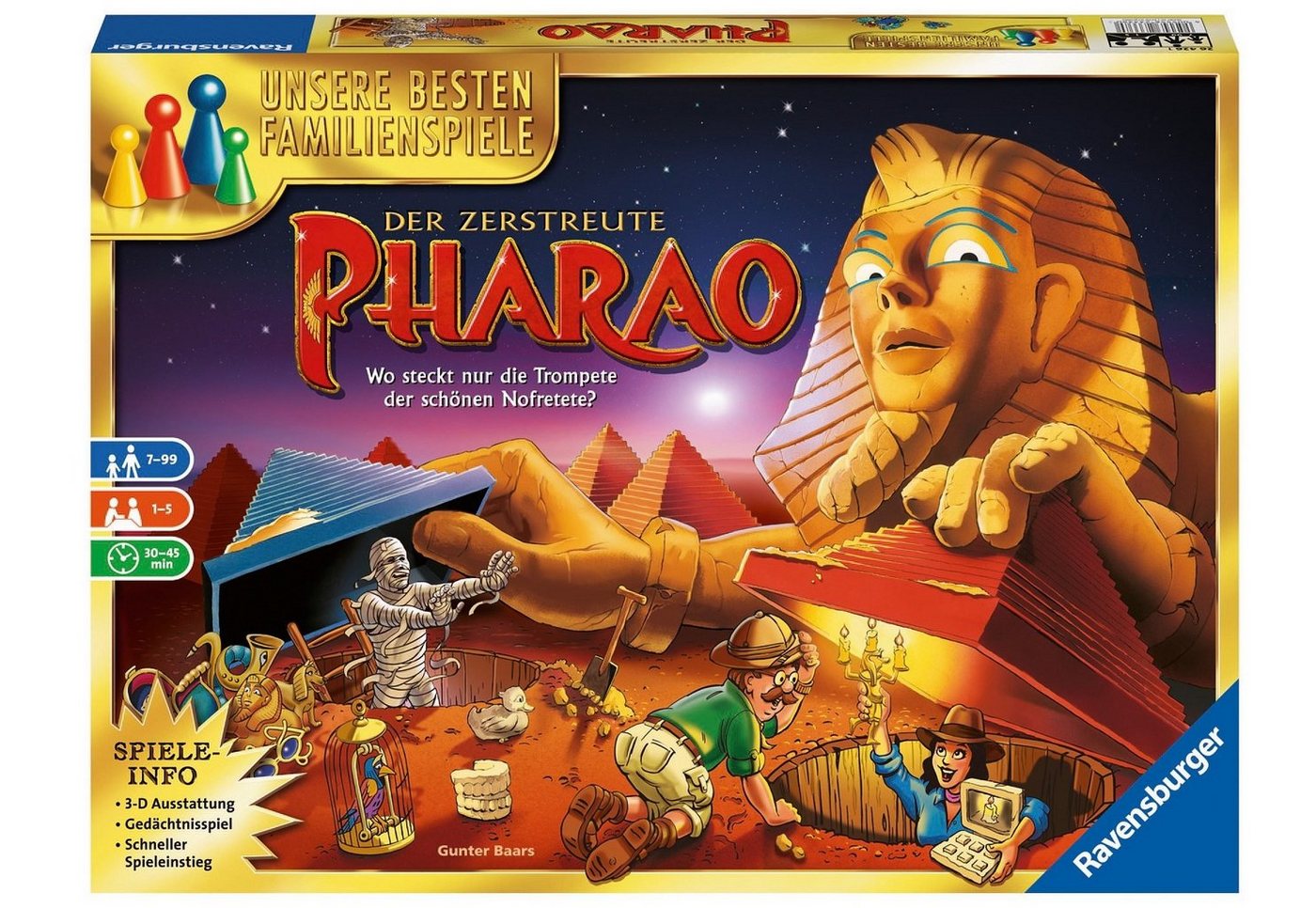 Ravensburger Spiel Der zerstreute Pharao