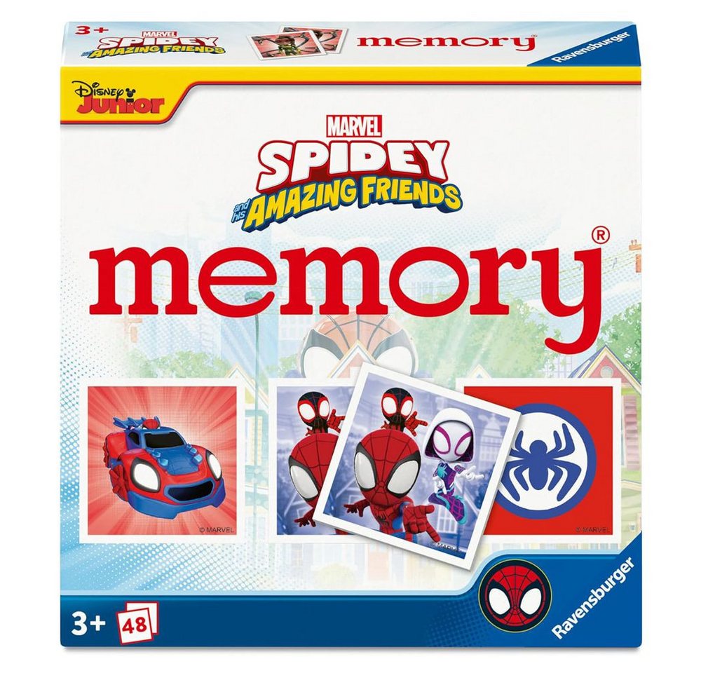 Ravensburger Spiel Mini Memory® 48 Bildkarten Spidey Ravensburger Legespiel