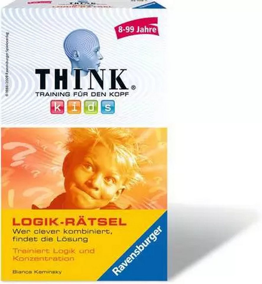 Ravensburger Spiel Think¾ Kids Logik-Rätsel