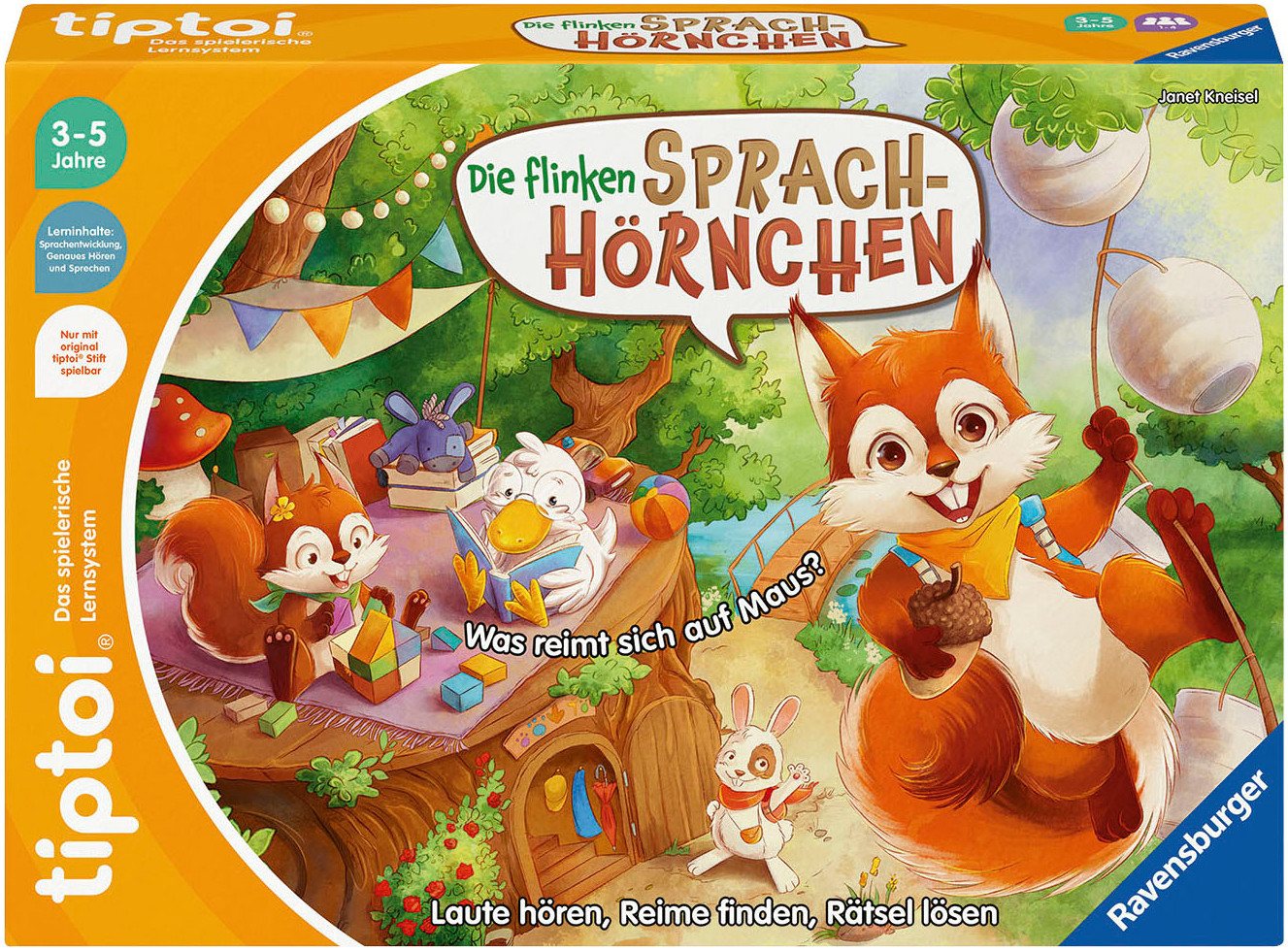 Ravensburger Spiel tiptoi® Die flinken Sprach-Hörnchen