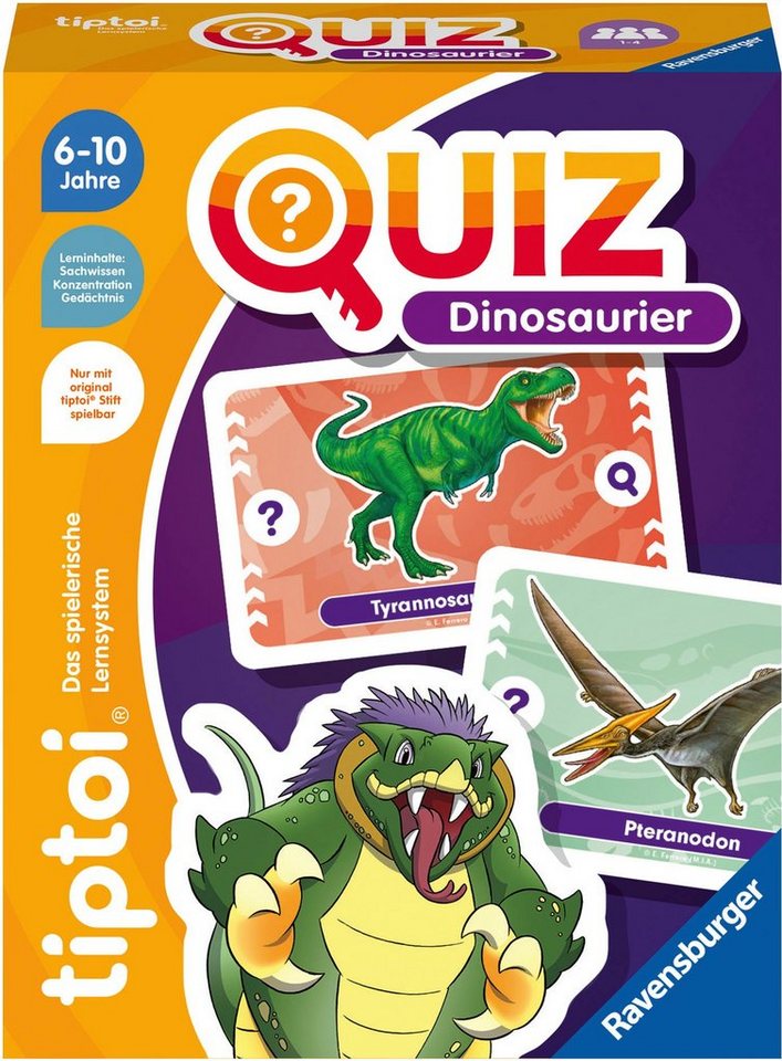 Ravensburger Spiel tiptoi® Quiz Dinosaurier