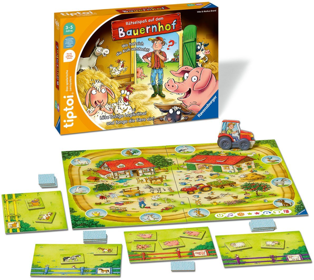 Ravensburger Spiel tiptoi® Rätselspaß auf dem Bauernhof