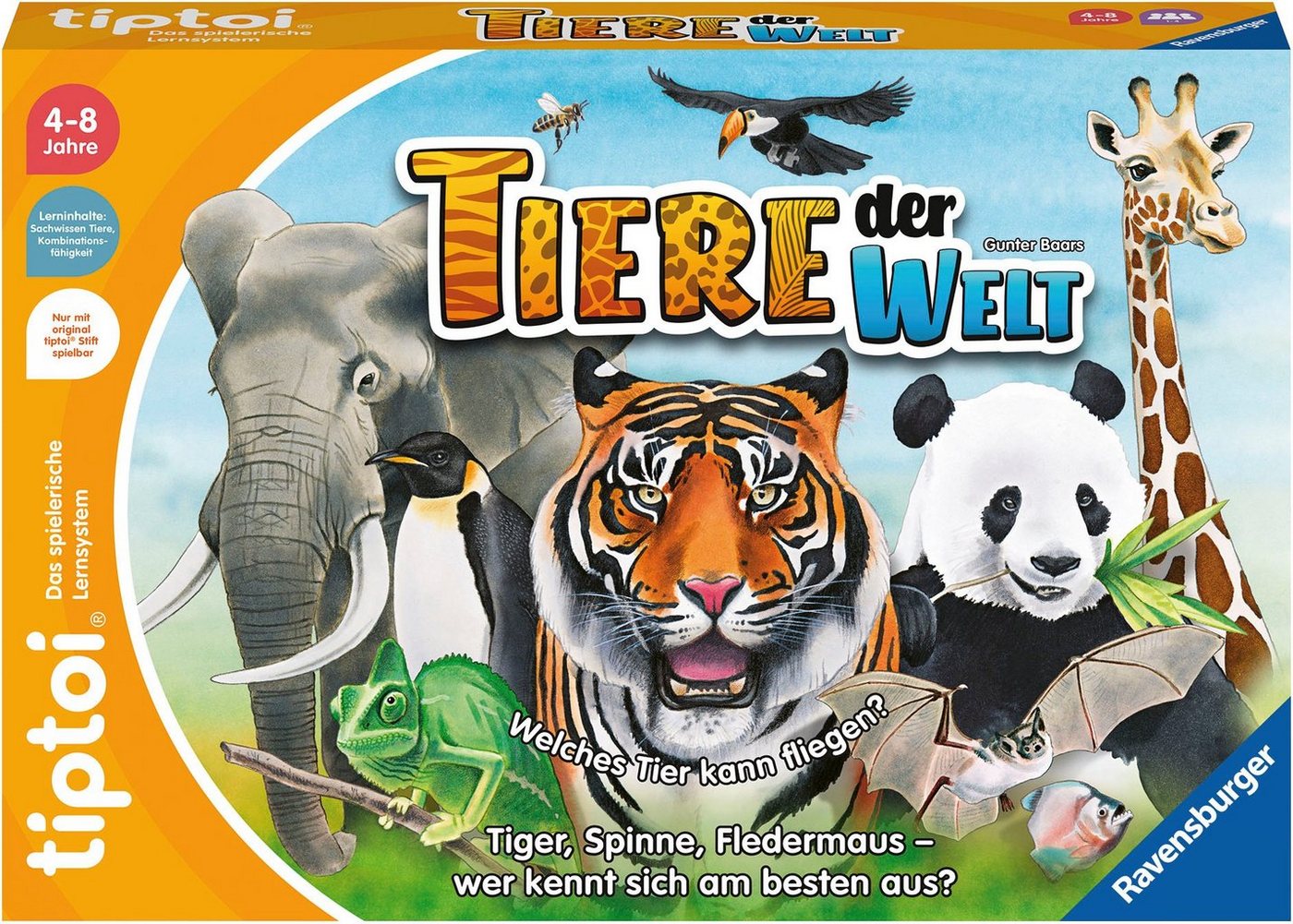 Ravensburger Spiel tiptoi® Tiere der Welt