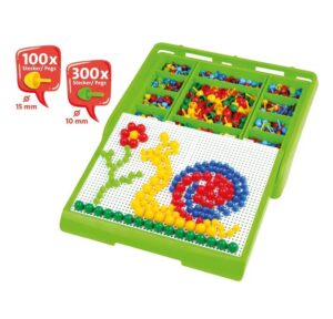 SIMM Spielwaren Steckspielzeug Mosaik-Koffer color
