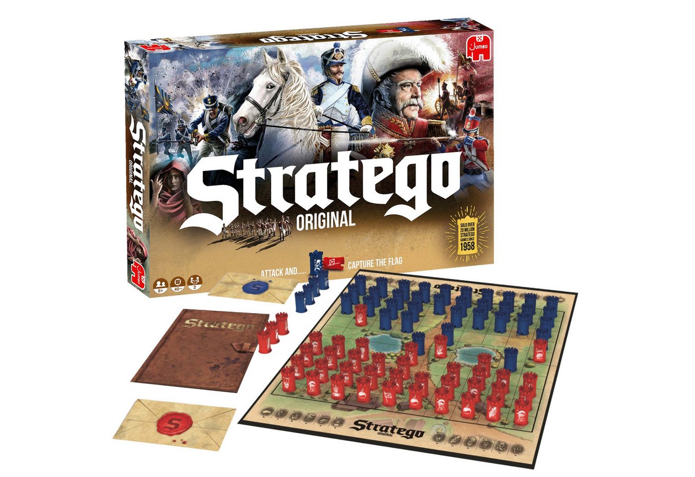 Sarcia.eu Spielesammlung Stratego Original – Strategiespiel für 2