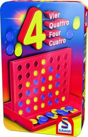 Schmidt Spiele Spiel 4 (Vier) in Metalldose
