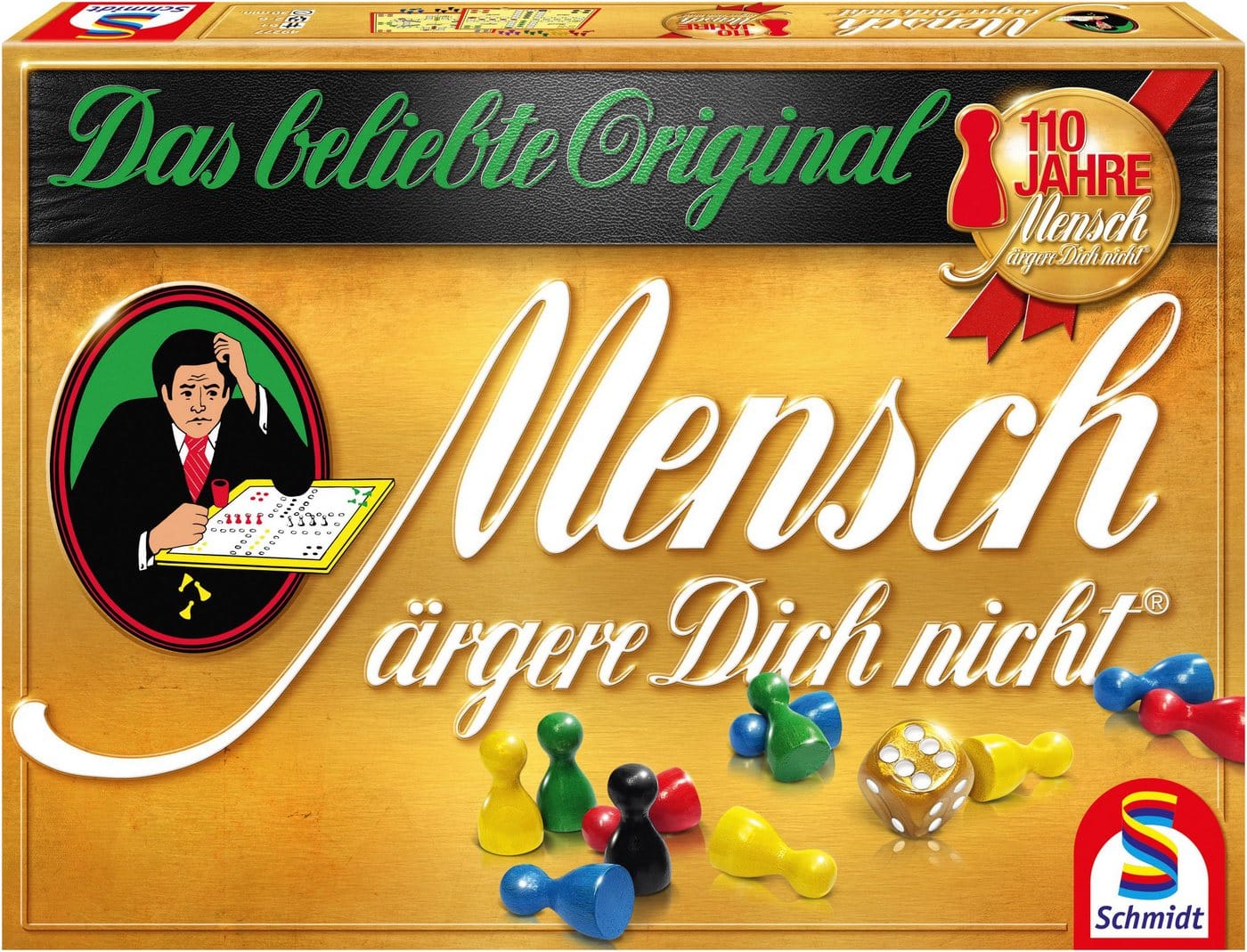 Schmidt Spiele Spiel GOLD Mensch ärgere Dich nicht® 110 Jahre