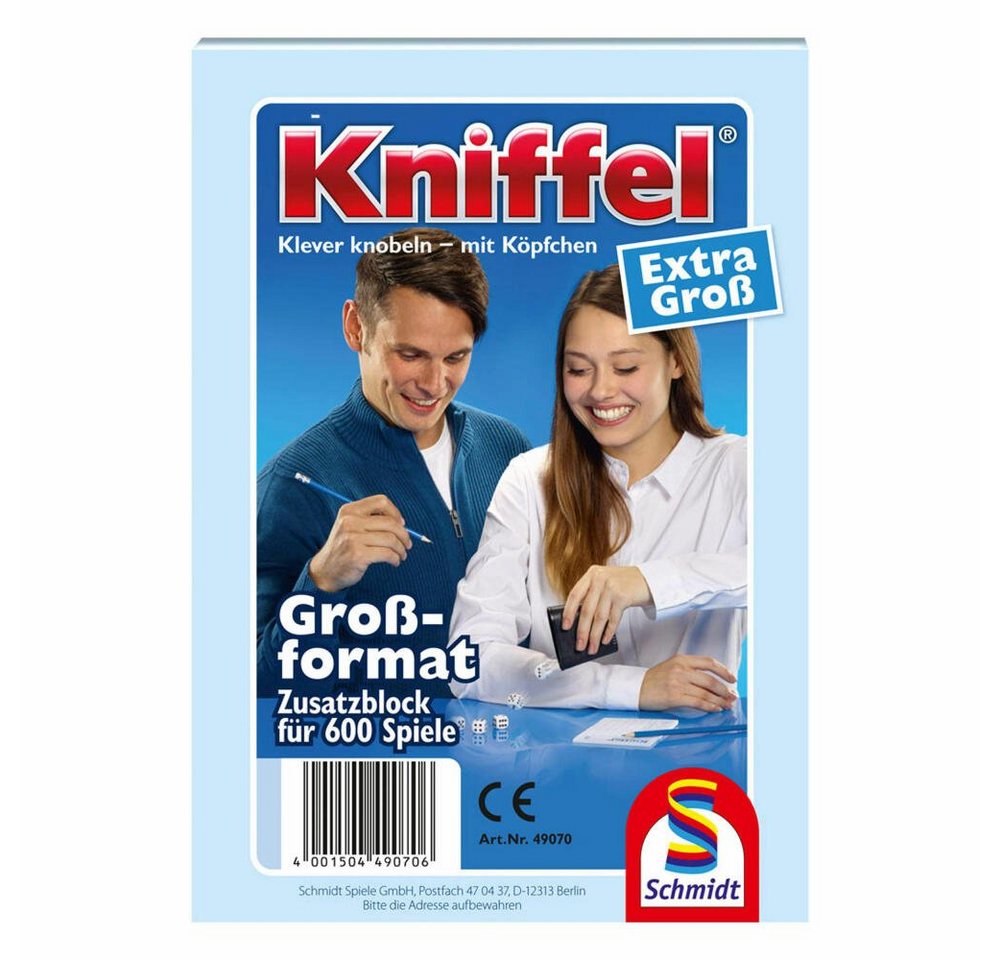 Schmidt Spiele Spiel Großer Kniffelblock
