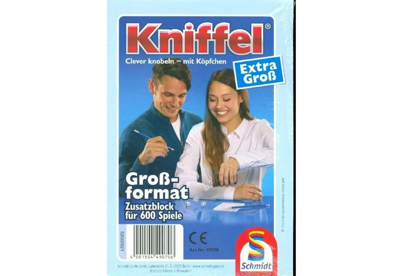 Schmidt Spiele Spiel Kniffelblock A5 (Spiel-Zubehör)