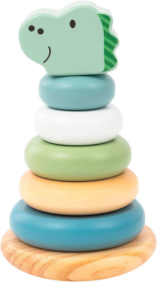 Sterntaler® Stapelspielzeug Dino Rexi Stapelturm Holz