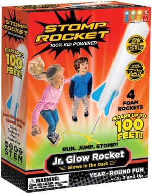 Stomp Rocket Spiel Jr. Glow Rocket - Glows in the Dark