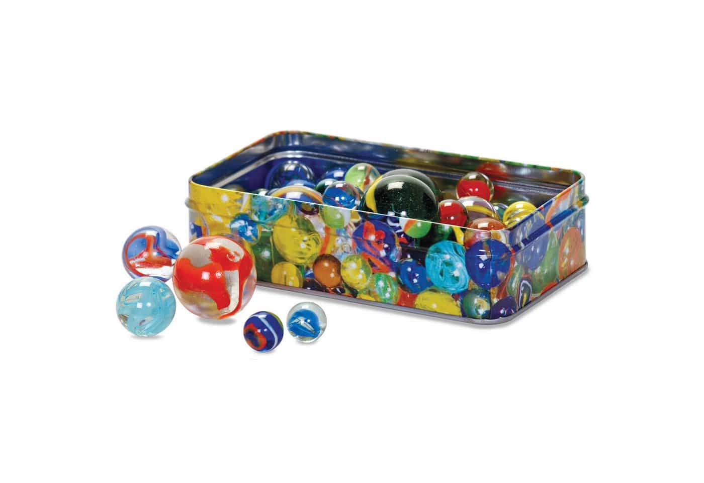 TOBAR Spiel Murmeln in der Dose Gesellschaftsspiel