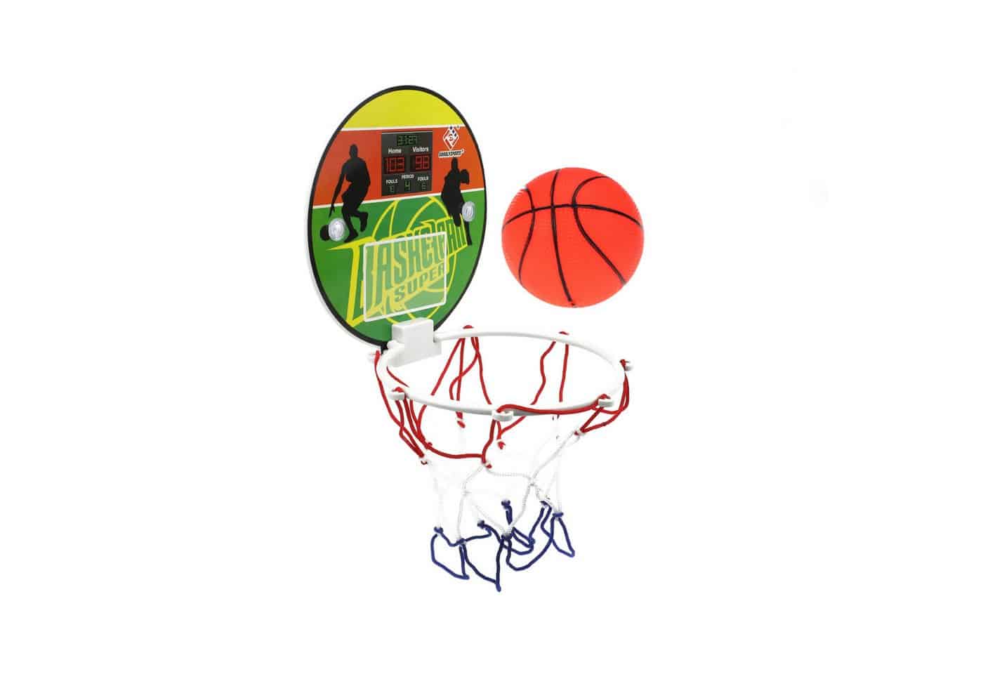 Toi-Toys Spiel Mini Basketball Spielzeug mit Korb und Ball