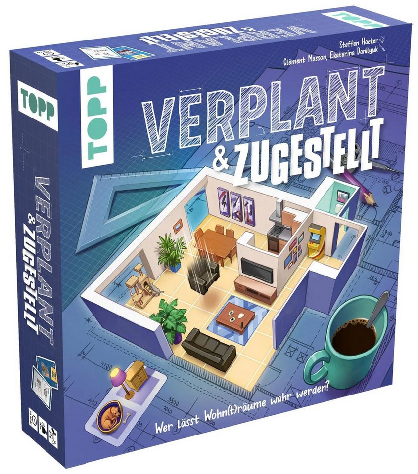 frechverlag Spiel Verplant & Zugestellt - Wer lässt Wohnträume wahr werden?