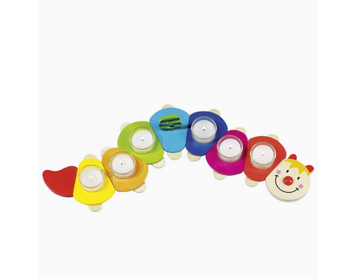 goki Steckspielzeug Gebutstags Raupe