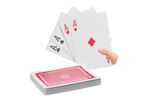 relaxdays Spiel 2 x Pokerkarten Jumbo 54 Karten