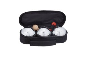 relaxdays Spiel 3 Boule Kugeln im Set