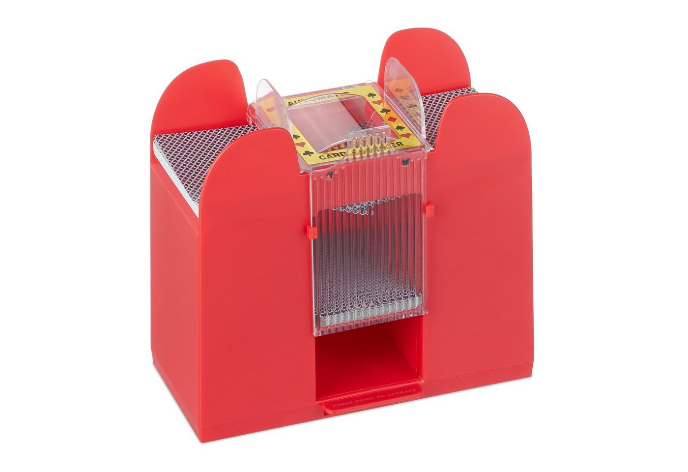 relaxdays Spiel Automatische Kartenmischmaschine 6 Decks