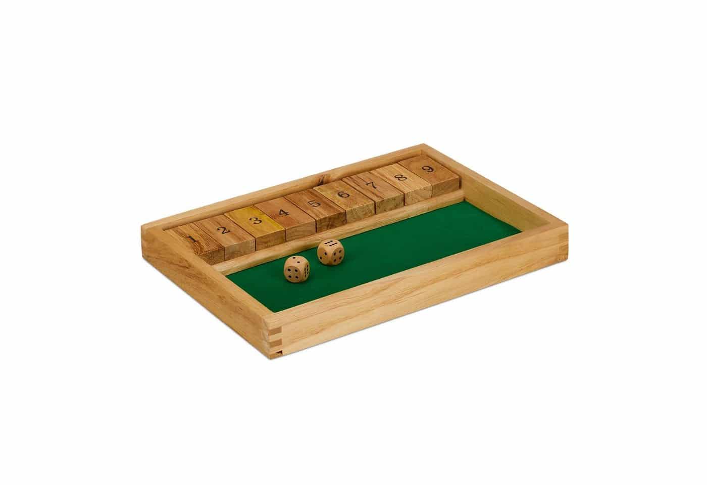 relaxdays Spiel Shut The Box
