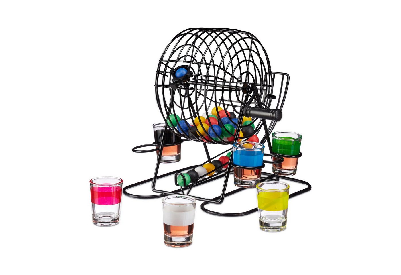 relaxdays Spiel Trinkspiel Bingo