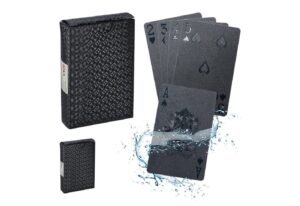 relaxdays Spiel Wasserfeste Pokerkarten 2 Decks